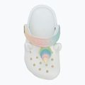 Dětské nazouváky Crocs Classic IAM Rainbow Unicorn CgT chalk 6