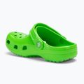 Crocs Classic Neon Highlighter Clog Dětské žabky se zeleným slizem 4