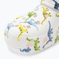 Crocs Classic Character Print Clog Dětské žabky s dinosaurem 8