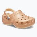 Dámské žabky Crocs Classic Platform Glitter shitake 9