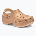 Dámské žabky Crocs Classic Platform Glitter shitake 2