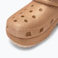 Dámské žabky Crocs Classic Platform Glitter shitake 8