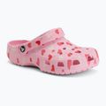 Nazouváky Crocs Classic Valentines Day Clog flamingo