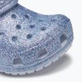 Crocs Classic Glitter Clog Toddler žabky s matnými třpytkami 8