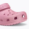Dětské nazouváky Crocs Classic Glitter Clog Toddler pink tweed glitter 8