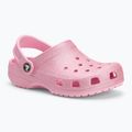 Dětské nazouváky Crocs Classic Glitter Clog Kids pink tweed glitter 2