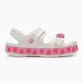 Dětské tvídové sandály Crocs Crocband Cruiser Pet Kids white/pinked 2