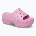 Dámské žabky Crocs Stomp Slide pink tweed 8