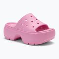 Dámské žabky Crocs Stomp Slide pink tweed