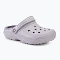 Nazouváky  Crocs Classic Lined Clog mauve mist/mauve mist