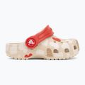 Dětské nazouváky Crocs Classic Heart Print Clog sandstone 3
