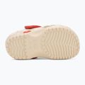 Dětské nazouváky Crocs Classic Heart Print Clog sandstone 5
