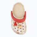 Dětské nazouváky Crocs Classic Heart Print Clog sandstone 6