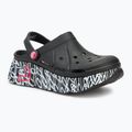 Dámské nazouváky SKECHERS JGoldcrown Max Cushioning Foamies Love True black 2