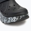 Dámské nazouváky SKECHERS JGoldcrown Max Cushioning Foamies Love True black 8