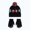 Czapka + rękawiczki dziecięce Nike Jordan Pom Beanie Set black