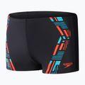 Pánské plavecké šortky Speedo Tech Print black/orange 10