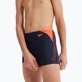 Speedo Hyper Boom Logo Splice dětské plavecké kalhotky navy/orange 12