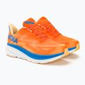 Pánské běžecké boty   HOKA Clifton 9 Wide vibrant orange/impala 4