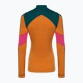 Dámská termoakční mikina Smartwool Merino Baselayer Colorblock 1/4 Zip Boxed marmalade heather 4