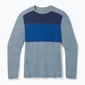 Pánská termoakční mikina Smartwool Thermal Merino Baselayer Colorblock Crew Boxed pewter blue 3