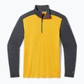 Pánské termo tričko longsleeve  Smartwool Merino 250 Baselayer 1/4 Zip Boxed charcoal honey gold 3