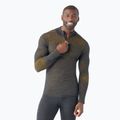 Pánská termoakční mikina Smartwool Intraknit Thermal Merino Baselayer 1/4 Zip charcoal/gold