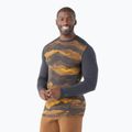 Pánská termoakční mikina Smartwool Merino 250 Baselayer Crew Boxed charcoal mtn scape