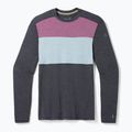 Pánská termoakční mikina Smartwool Thermal Merino Baselayer Colorblock Crew Boxed charcoal 3