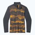 Pánské termo tričko longsleeve  Smartwool Merino 250 Baselayer 1/4 Zip Boxed charcoal mtn scape 3