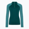 Dámská termoakční mikina Smartwool Classic Thermal Merino Baselayer 1/4 Zip Boxed emerald 3