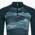 Dámské termo tričko longsleeve Smartwool Classic Thermal Merino Baselayer 1/4 Boxed twilight blue 5