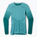 Dámská termoakční mikina Smartwool Intraknit Thermal Merino Baselayer Pattern Crew cascade 7
