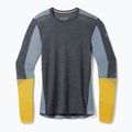 Pánské termo tričko longsleeve  Smartwool Intraknit Thermal Merino Baselayer Colorblock Crew charcoal 3