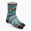 Dámské trekové ponožky Smartwool Hike Light Cushion Under The Stars Crew cascade green