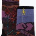 Dámské lyžařské ponožky Smartwool Ski Zero Cushion Floral Field Print OTC picante 4