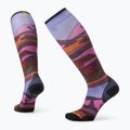Dámské lyžařské ponožky Smartwool Ski Zero Cushion Floral Field Print OTC picante 6