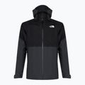 Pánská softshellová bunda The North Face Jazzi Gtx asfaltová šedá/černá 6