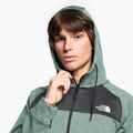Pánská trekingová mikina The North Face Reaxion Fleece F/Z Hoodie dark sage heather/asphalt grey 3