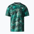 Pánské běžecké tričko The North Face Sunriser SS lichen teal camo s výšivkou a potiskem