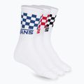 Pánské ponožky Vans Classic Check Crew 3 pary white