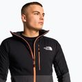 Pánská lyžařská bunda The North Face Dawn Turn Hybrid Ventrix Hoodie asphalt grey/black/shocking orange 3