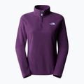 Dámská fleecová mikina The North Face 100 Glacier 1/4 Zip black currant Ppurple