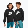 Dětská mikina Nike Club Fleece Hoodie black/white