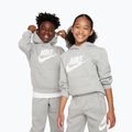 Dětská mikina Nike Club Fleece Hoodie dark grey heather/white 4
