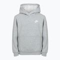Dětská mikina Nike Sportswear Club Fleece dark grey heather/white