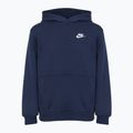Dětská mikina Nike Sportswear Club Fleece midnight navy/white