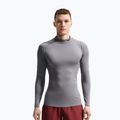 Pánské tréninkové tričko Longsleeve Nike Pro Dri-Fit Mock-Neck smoke grey/black