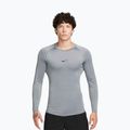Pánské tréninkové tričko Longsleeve Nike Pro Dri-Fit Tight Fitness smoke grey/black