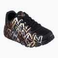 Dětské boty SKECHERS JGoldcrown Uno Lite Metallic Love black/gold  8